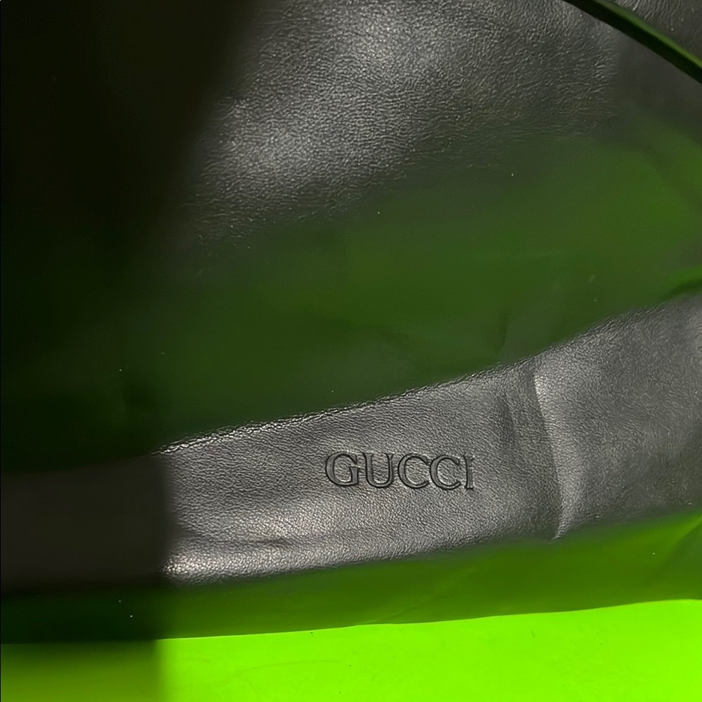 Gucci Black Leather Tote with Silver Handles - Picture 12 of 12